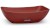 13550-umyvadlo_virgo_basic_terracotta_01 Umyvadlo 50 cm VIRGO BASIC - cihlově červená, bez dekoru, lak mat