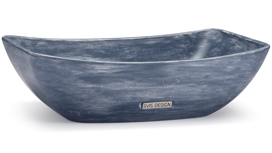 13647-umyvadlo_virgo_basic_patina_bluegrey_02 Umyvadlo 50 cm VIRGO BASIC - PATINA, modrošedá, lak mat