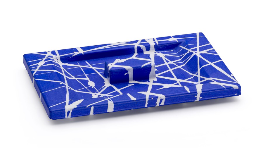 Víko SIRIUS BASIC 001 - PUNK, modrá a bílá, lak mat