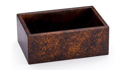 Box SIRIUS BASIC 001 - SMOKED METAL, měděná a černá, lak polomatný