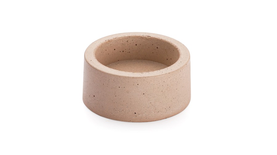 SvÃ­cen COLUMBA BASIC, vÃ½Å¡ka 2,5 cm - svÄtlÃ¡ hnÄdÃ¡, bez dekoru, lak mat