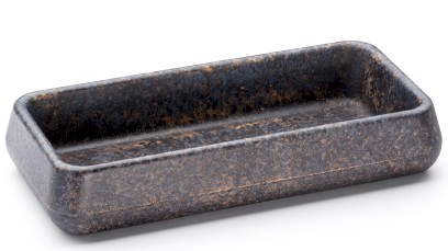 Miska 18,5 cm PERSEUS BASIC - DARK STONE, modrá, okrová a černá, lak mat