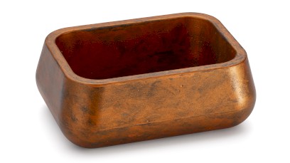 Box PERSEUS BASIC 001 - AGED METAL, měděná a černá, lak mat