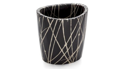 Kelímek DIAMOND BASIC - PUNK, černá a champagne, lak polomatný