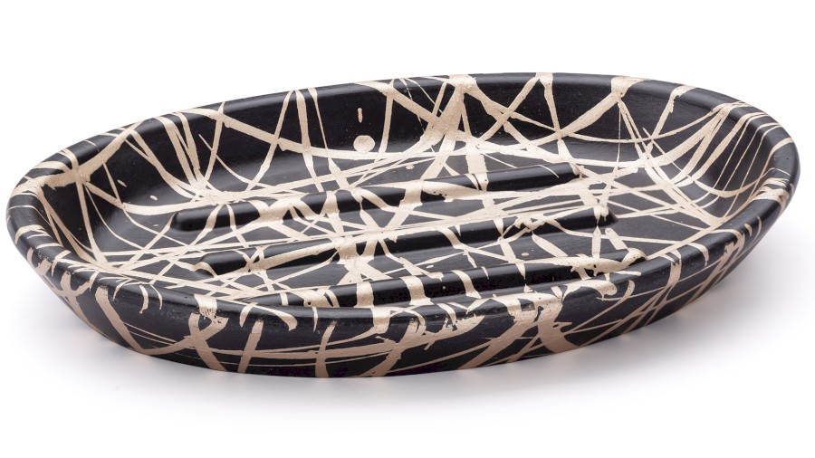 Mýdlenka 15 cm ORION BASIC - PUNK černá a champagne, lak polomatný