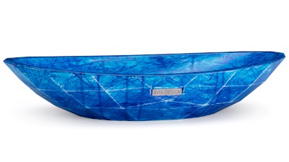 Umyvadlo 60 cm DIAMOND BASIC - HURRICANE, modrá, lak mat