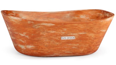 Umyvadlo 50 cm LIBRA BASIC - AGED METAL mÄdÄnÃ¡ a zelenÃ¡, lak mat