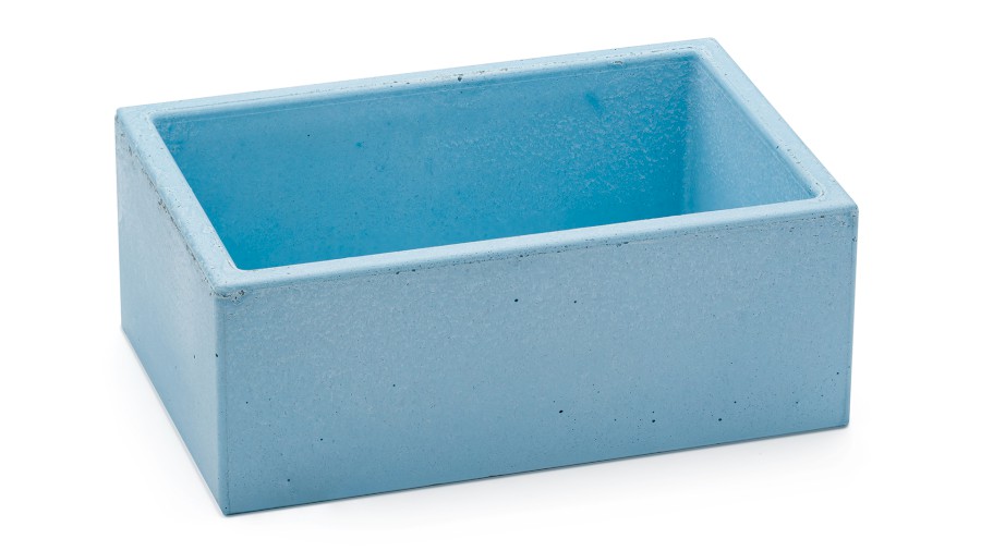 Box SIRIUS BASIC 001 - střední kobaltově modrá, bez dekoru, lak mat