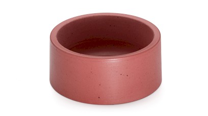 Box COLUMBA BASIC 001 - cihlově červená, bez dekoru, lak mat