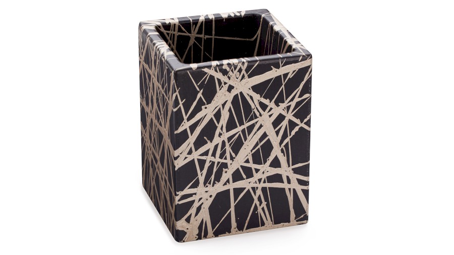 Kelímek SIRIUS BASIC - PUNK, černá a champagne, lak polomatný