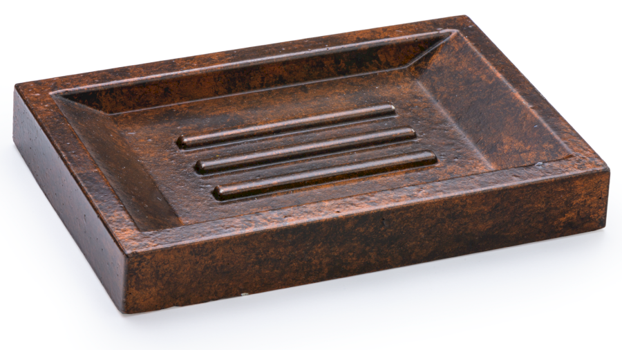 Mýdlenka 15 cm SIRIUS BASIC - SMOKED METAL, černá a měděná, lak polomatný