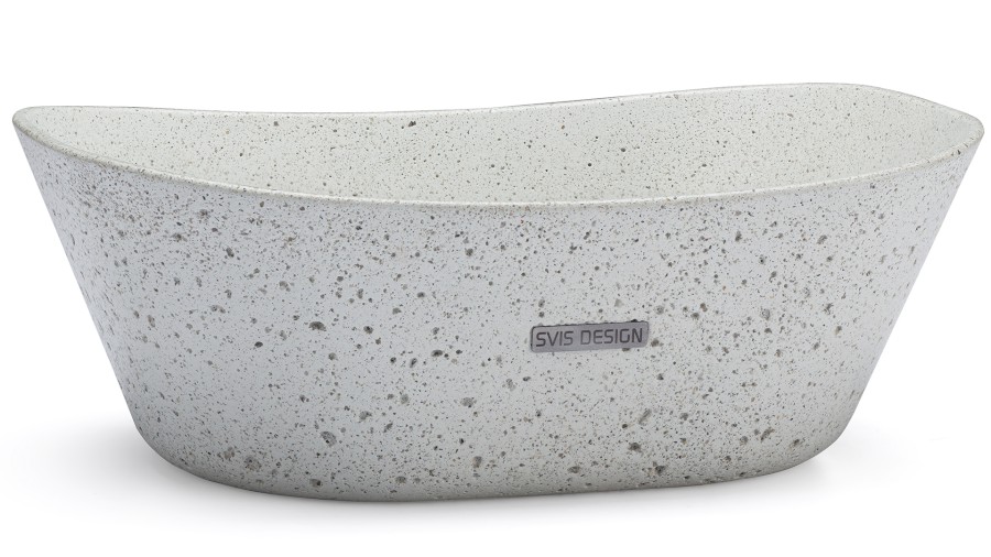 Umyvadlo 50 cm LIBRA HARDCORE - natural, bez dekoru, lak mat