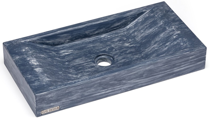 11639-umyvadlo_sirius_basic_patina_bluegrey_01 Umyvadlo 60 cm SIRIUS BASIC - PATINA, modrošedá, lak mat