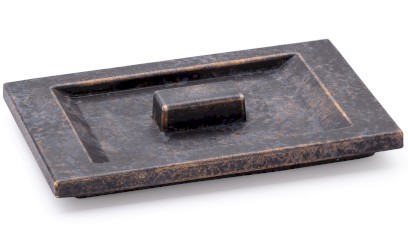 Víko SIRIUS BASIC 001 - DARK STONE, modrá, okrová a černá, lak mat