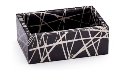 Box SIRIUS BASIC 001 - PUNK, černá a chapmagne, lak polomatný