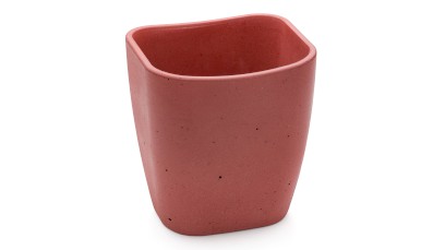 Kelímek VIRGO BASIC - cihlově červená bez dekoru, lak mat