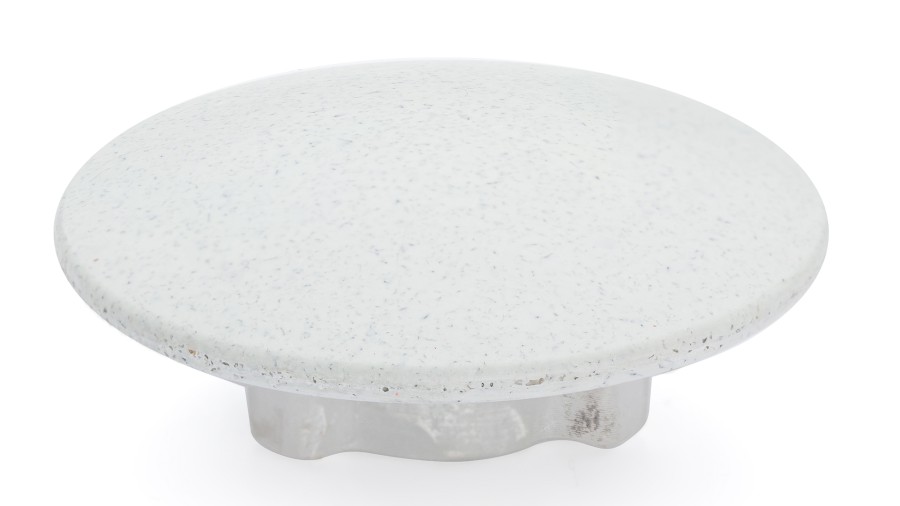 Vkládací krytka výpusti 65 mm - natural, bez dekoru, lak mat