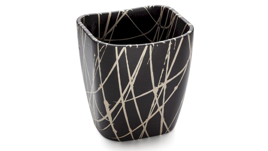 Kelímek VIRGO BASIC - PUNK, černá a champagne, lak polomatný