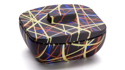 Box s víkem VIRGO BASIC 001 - PUNK, černá, lak mat