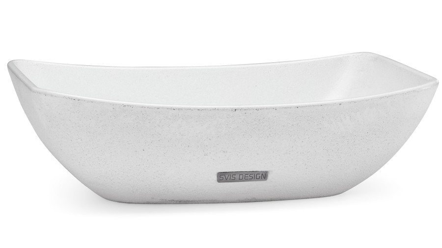 13568-umyvadlo_virgo_brushed_natural_01 Umyvadlo 50 cm VIRGO BRUSHED - natural, bez dekoru, lak mat