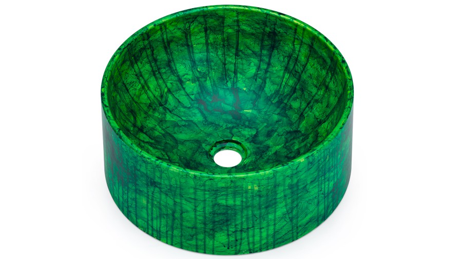 15059-umyvadlo_columba_basic_hurricane_green_01 Umyvadlo 40 cm COLUMBA BASIC - HURRICANE zelená, lak mat