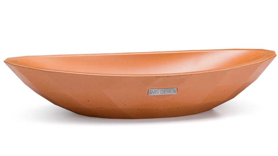 15191-umyvadlo_diamond_basic_ocher_01 Umyvadlo 60 cm DIAMOND BASIC - okrová, bez dekoru, lak mat