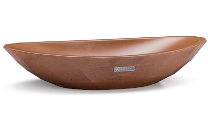 Umyvadlo 60 cm DIAMOND BASIC - hnědá, bez dekoru, lak mat