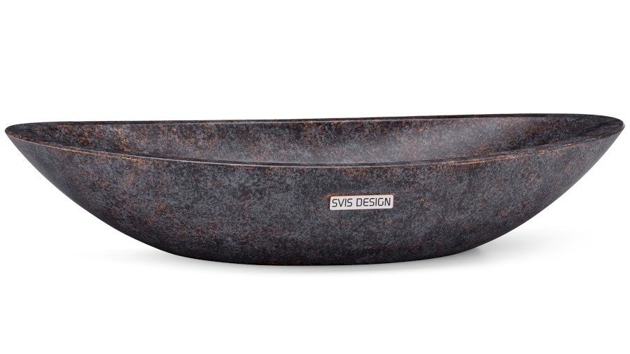 11281-umyvadlo_orion_basic_darkstone_blue_ocherandblack_01 Umyvadlo 60 cm ORION BASIC - DARK STONE modrá, okrová a černá, lak mat