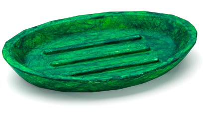 Mýdlenka 15 cm DIAMOND BASIC - HURRICANE zelená, lak mat