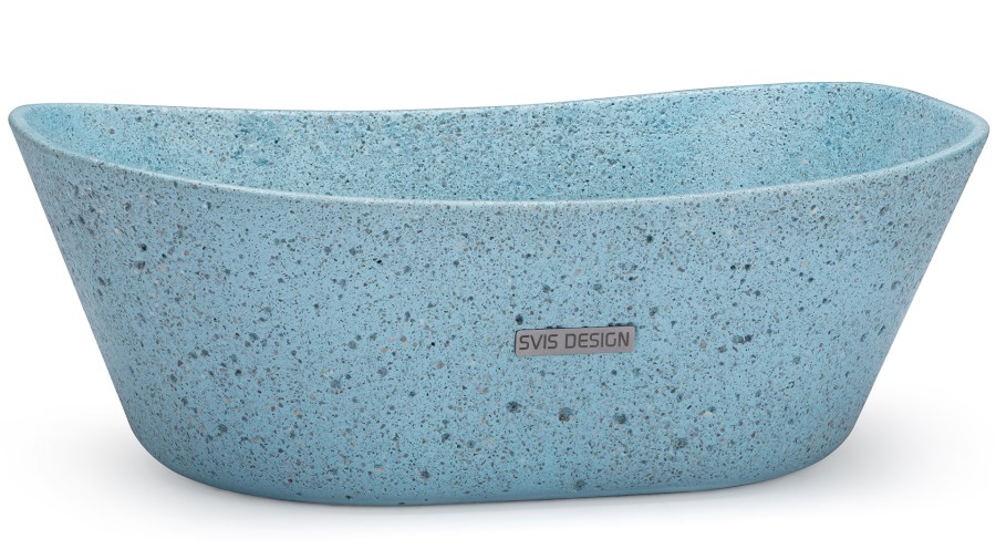 12796-umyvadlo_libra_hardcore_mediumcobaltblue_01 Umyvadlo 50 cm LIBRA HARDCORE - střední kobaltově modrá, bez dekoru, lak mat