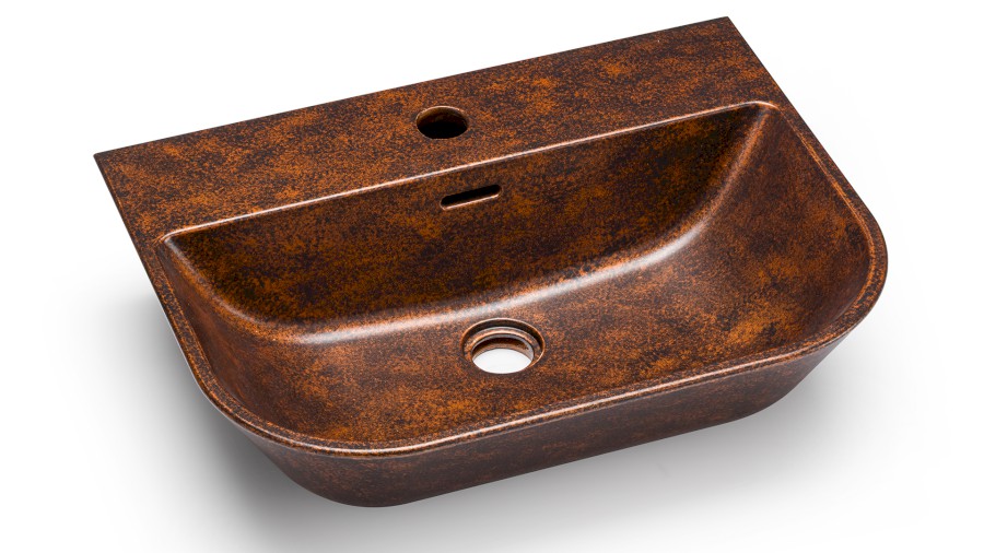 17378-umyvadlo_vela_smokedmetal_basic_copperandblack_01 Umyvadlo 55 cm VELA BASIC - SMOKED METAL, měděná a černá, lak polomatný