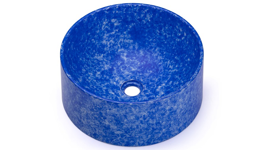 15078-umyvadlo_columba_basic_fingerpainting_blue_01 Umyvadlo 40 cm COLUMBA BASIC - FINGER PAINTING modrá, lak mat