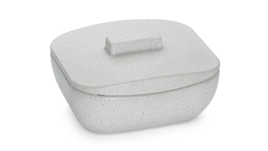 Box s víkem VIRGO BASIC 001 - natural, bez dekoru, lak mat