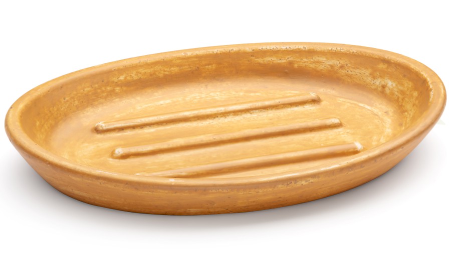 Mýdlenka 15 cm ORION BASIC - PATINA okrová, lak mat