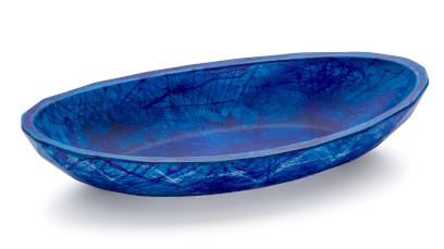 Miska 19 cm DIAMOND BASIC - HURRICANE modrá, lak mat