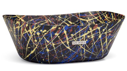 Umyvadlo 50 cm LIBRA BASIC - PUNK černá, lak mat