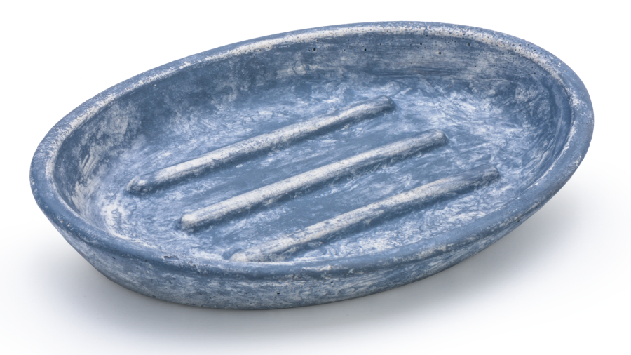 Mýdlenka 15 cm ORION BASIC - FUZZY modrošedá, lak mat