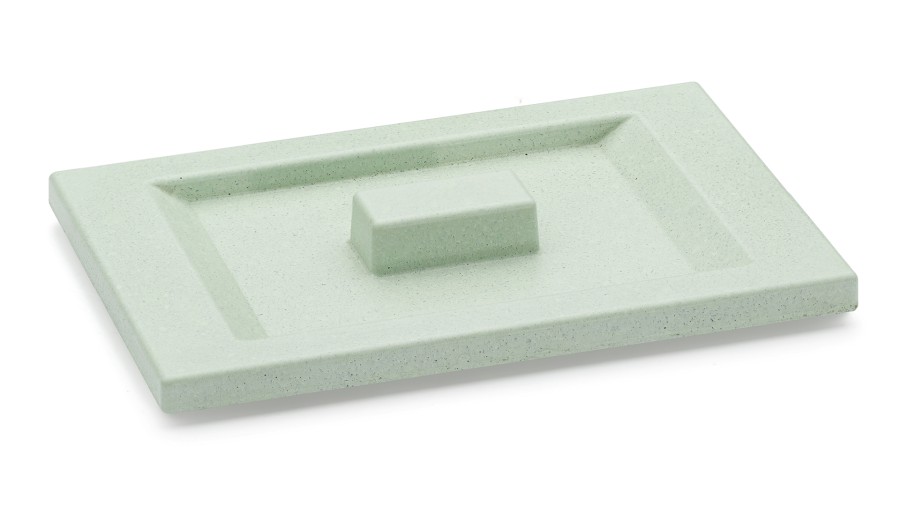 Víko SIRIUS BASIC 001 - světlá zelená, bez dekoru, lak mat