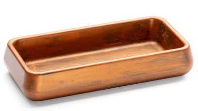 Miska 18,5 cm PERSEUS BASIC -  AGED METAL, měděná a černá, lak mat