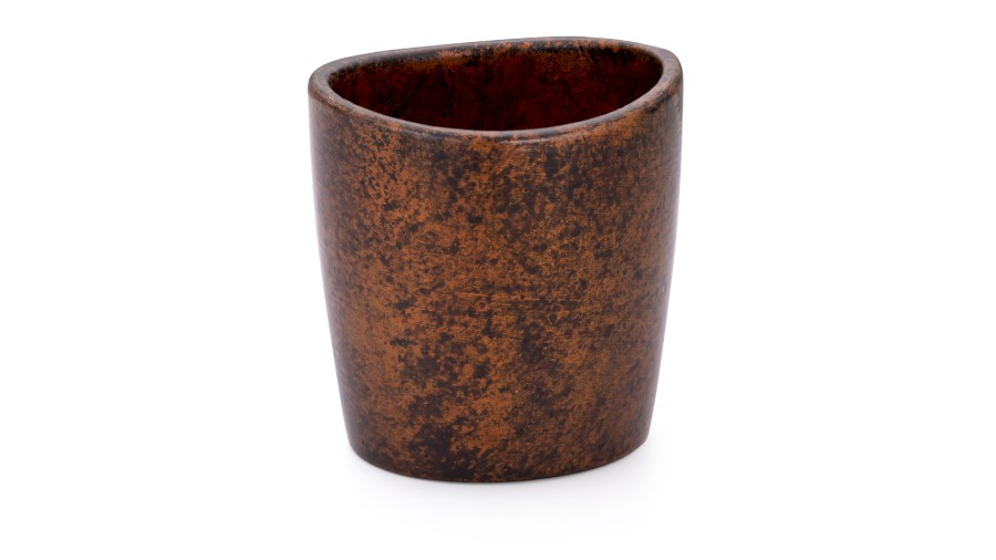 Kelímek ORION BASIC - SMOKED METAL, měděná a černá, lak polomatný