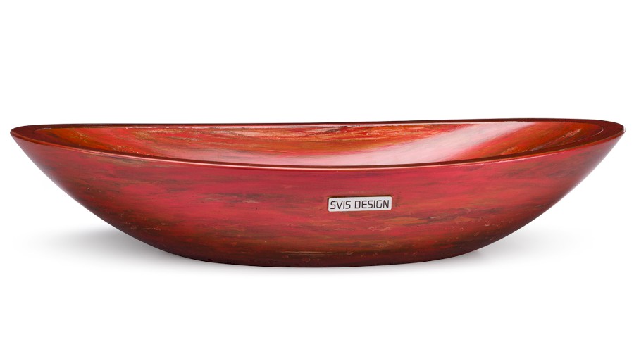 10957-umyvadlo_orion_basic_agedmetal_metallicred_andcopper_01 Umyvadlo 60 cm ORION BASIC - AGED METAL, metalická červená a měděná, lak polomatný