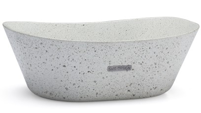 Umyvadlo 50 cm LIBRA HARDCORE - natural, bez dekoru, lak mat