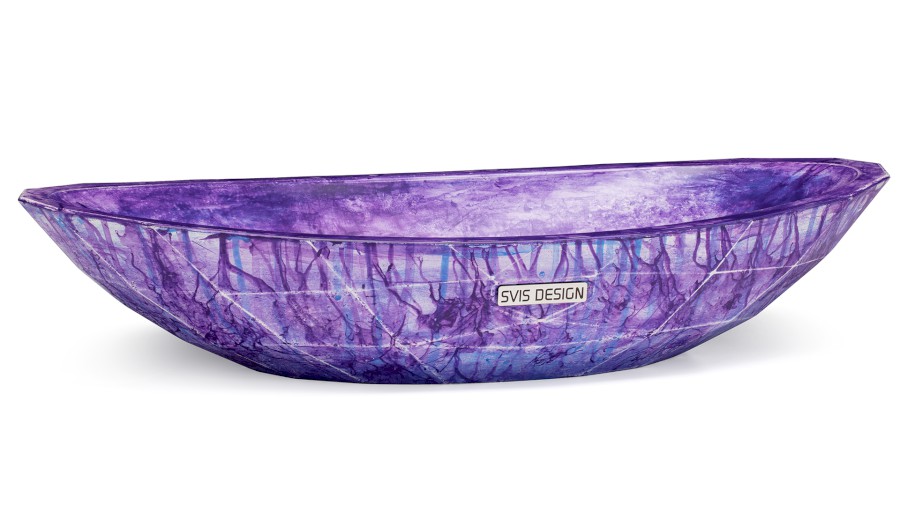 Umyvadlo 60 cm DIAMOND BASIC - FANTASIA, fialová a modrá, lak mat