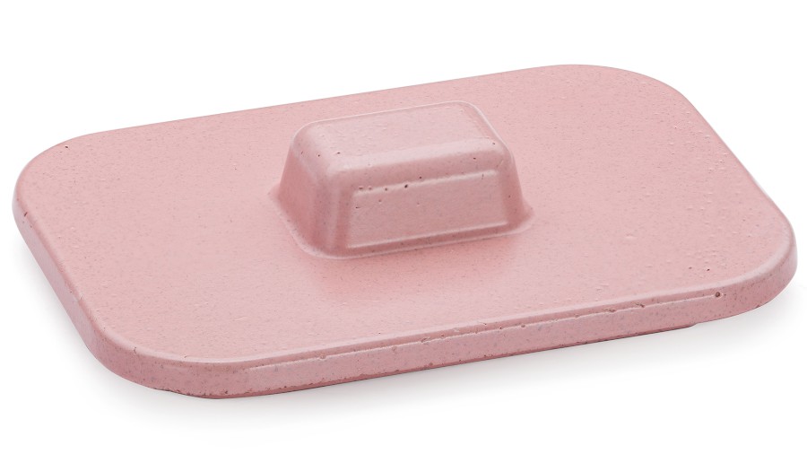 Víko PERSEUS BASIC 001 - velmi světlá cihlově červená, bez dekoru, lak mat