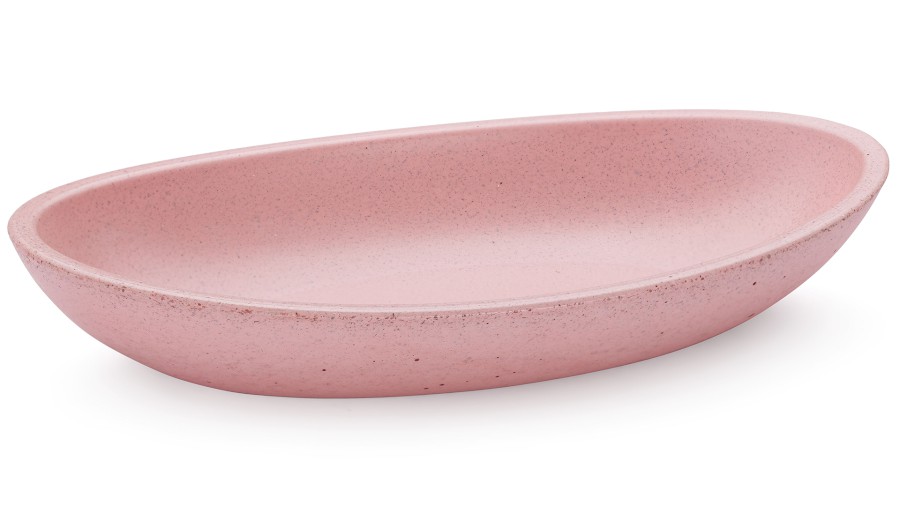 Miska 19 cm ORION BASIC - velmi světlá cihlově červená, bez dekoru, lak mat