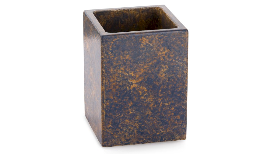 Kelímek SIRIUS BASIC - GRANITE, mordošedá a okrová, lak polomatný