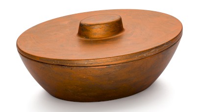 Box s víkem ORION BASIC 001 - AGED METAL, měděná a černá, lak mat