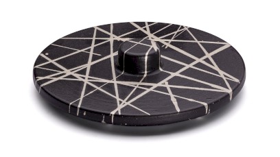 Víko COLUMBA BASIC 001 - PUNK, černá a champagne, lak polomatný