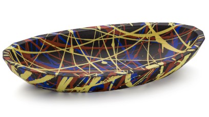 Miska 19 cm DIAMOND BASIC - PUNK černá, lak mat