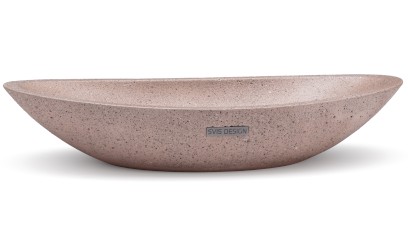 Umyvadlo 60 cm ORION HARDCORE - světlá hnědá, bez dekoru, lak mat